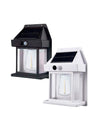LAMPADA RICARICA SOLARE A PARETE ESTERNO BK-888D NERA - LUCE CALDA - SENSORE DI MOVIMENTO