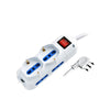 MULTIPRESA 6POS BIPASSO + BIPASSO/SCHUKO SPINA16A + INTERR. (PEM2512-W3)