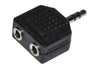 Adattatore Sdoppiatore audio stereo 3,5 mm maschio - 2 x 3,5 mm femmina