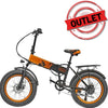 (OUTLET) BICI ELETTRICA CON PEDALATA ASSISTITA 12000 - 250W - ARANCIONE (MYT-20)