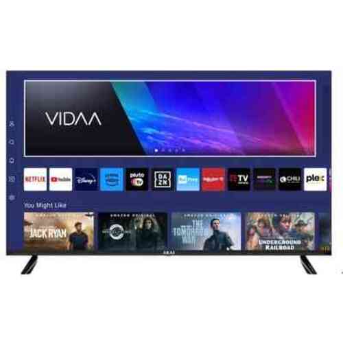 Televisore AKAI AKTV4050S - Display 40 pollici Led Full-HD - 1920x1080 - DVB-T2/C/S2 - Slot CI+, 3x HDMI, 2x USB, Wifi - Vidaa - Vesa - Nero