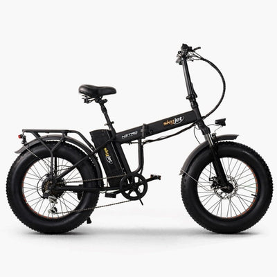 BICI ELETTRICA CON PEDALATA ASSISTITA FAT BIKE SKYJET 20 NITRO - 250W - NERO