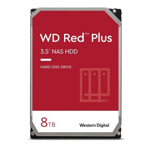 HARD DISK RED PLUS 8 TB SATA 3 3.5 NAS (WD80EFPX)