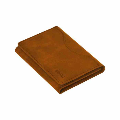 Wallet Portafoglio Etres Smart Classic Brown - Cover Magnetica per Smartphone Apple - Piccolo e compatto - Marrone