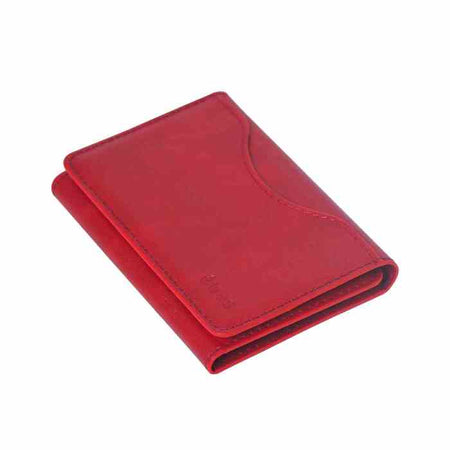 Wallet Portafoglio Etres Smart Classic Red - Cover Magnetica per Smartphone Apple - Piccolo e compatto - Rosso