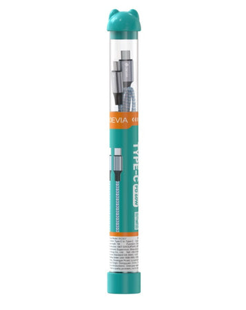 CAVO BUBBLE TIPO-C - C 3A 60W PER CARICA RAPIDA PD NERO (DETACC878B)