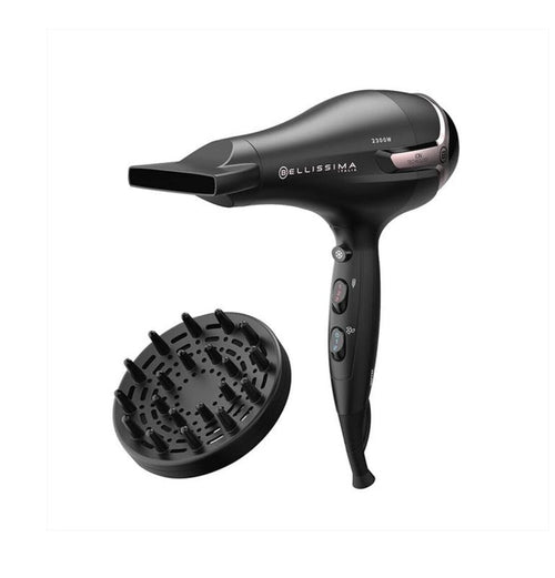 ASCIUGACAPELLI BELLISSIMA K9 2500 2300W - 3 TEMPERATURE 2 VELOCITA' - NERO/ROSA