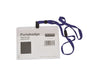 PORTABADGE ORIZZONTALE 10X14CM + CORDINO DA COLLO (01NIK303)