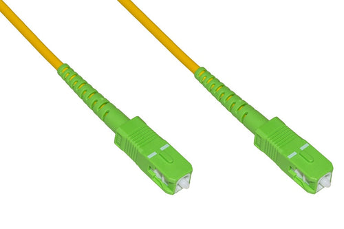 Cavo fibra ottica apc sc a apc sc - singlemode simplex - 5 mt