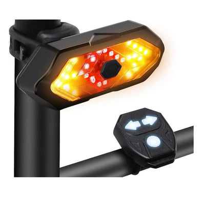 FANALE POSTERIORE FRECCE PER BICICLETTA CON SEGNALI DI SVOLTA (FY-1820) WIRELESS