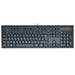 Tastiera HP 125 TPA-P001K - Full-size (100%) - Laytout Francia con tasti AZERTY - USB - Nera