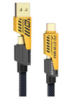 Cavo Dati e ricarica 4 in1 - USB tipo C - 60W PD - caricabatterie rapido USB per iPhone MacBook Pro iphone Samsung