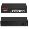 Hub switch tecno tc-p4eh2eh - 4 porte poe+ - 10/100 +2 uplink - vlan