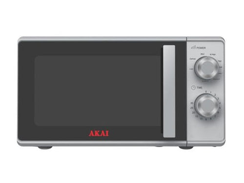 Forno Microonde - Akai Akmw204sl - 20 Litri - 700w - Con Grill - Silver