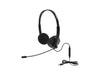 Cuffie con microfono Yashi AC300 - Cavo Usb - Controllo volume - Nero