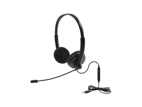 Cuffie con microfono Yashi AC300 - Cavo Usb - Controllo volume - Nero