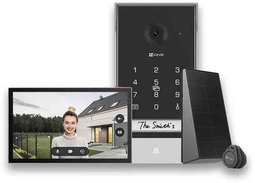 VIDEOCITOFONO SMART TP7 - 2K SCHERMO TOUCH 7 - TASTIERINO + 5 RFID TAG - CONTROLLO REMOTO - RILEVAMENTO MOVIMENTO (EZVCSTP7)