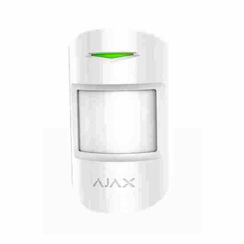 Sensore Ajax Ajmp Motionprotect - Rilevatore Volumetrico Pir Senza Fili Wireless 868mhz - Con Immunità Agli Animali Domestici - Bianco