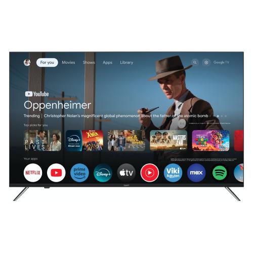 Televisore Qbell QT40FGF8A - Display 40 pollici Led Full HD - 1920x1080 FULL-HD - Google SMART TV - DVB-T2/C - HDMI - USB, Wifi - Vesa