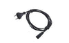 Cavo di Alimentazione Bipolare H05W-F 2G0.75mm - Lunghezza 2mt - Spina 10A