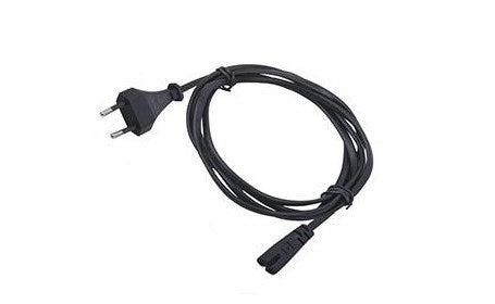 Cavo di Alimentazione Bipolare H05W-F 2G0.75mm - Lunghezza 2mt - Spina 10A