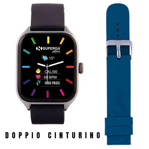 Orologio Smartwatch Superga Watch Winner - Orologio Unisex SwT-Stc004 - Cassa In Alluminio 42mm - Android/ios/apple - Bt Calling (chiamate In Vivavoc