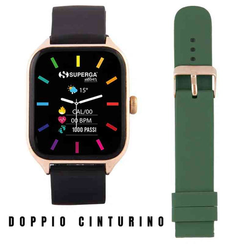 Orologio Smartwatch Superga Watch Winner Gold - Orologio Unisex SwT-Stc006 - Cassa In Alluminio 42mm - Android/ios/apple - Bt Calling (chiamate In vi