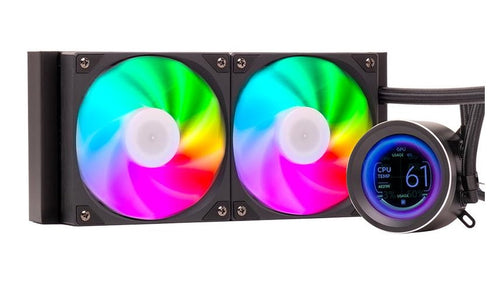 VENTOLA DISSIPATORE A LIQUIDO ARCTIC SPHERE LCD 240 - 240MM (ITLCASL240) UNIVERSALE