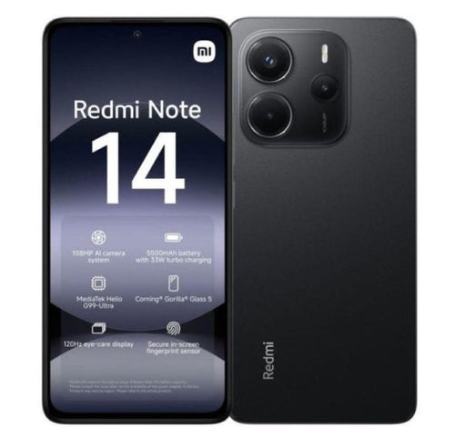 SMARTPHONE REDMI 14 6+128GB MIDNIGHT BLACK NERO 4G DUAL SIM