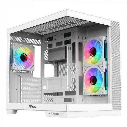 CASE GAMING DARK CAVE DS WHITE EDITION ITGCADCDSW - NO ALIMENTATORE - BIANCO