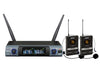 RADIOMICROFONO DOPPIO UHF AD ARCHETTO (SET 8302LAV)