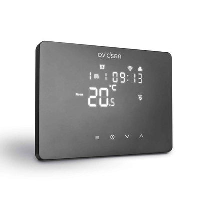 CRONOTERMOSTATO WIFI CABLATO NERO - HOMETEMP 127073 - NERO