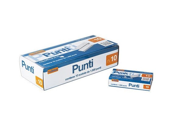 PUNTI METALLICI PASSO 23/20 CONF. 10000 PUNTI