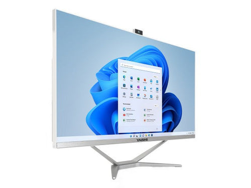 Personal Computer Yashi Pioneer S AiO 24 - Cpu Intel i3-10105 - Display 24 Full-HD Ips NO TOUCH - Ram 8 Gb DDR4 - Hd 512 Gb SSD - GLan, Wifi N - USB 3.2 - HDMI - Windows 11 Pro - Bianco