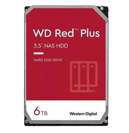 HARD DISK RED PLUS 6 TB SATA 3 3.5" NAS (WD60EFPX) RICONDIZIONATO