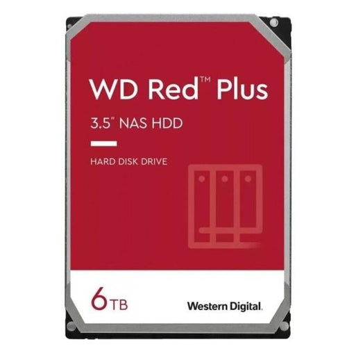 HARD DISK RED PLUS 6 TB SATA 3 3.5 NAS (WD60EFPX) RICONDIZIONATO