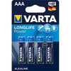 BATTERIE MINISTILO LONGLIFE POWER AAA CONF.4 PZ