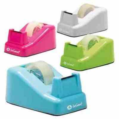 DISPENSER MINI DA BANCO PER NASTRI ADESIVI 15X10 - COLORI ASSORTITI BRILLIANTI - 1PZ (01300006)