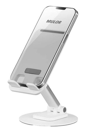 Supporto Cellulare Da Tavolo - Porta Telefono Da Scrivania - Regolabile E Pieghevole
