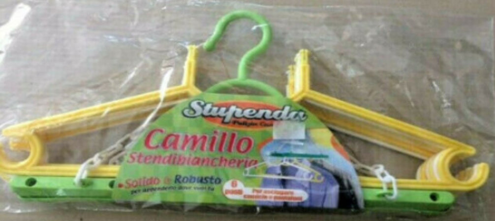 BRIANTINA - STENDIBIANCHERIA "CAMILLO" A 6 POSTI - IN PLASTICA