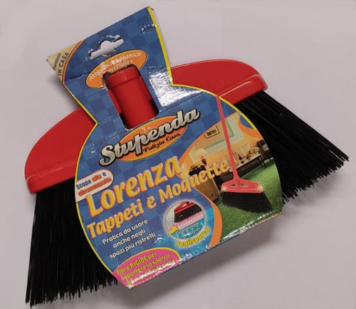 LA BRIANTINA - STUPENDA - SCOPA LORENZA PER TAPPETI E MOQUETTE