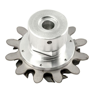 Spollonatore con disco in Widia per decespugliatore reciprocatore universale per polloni