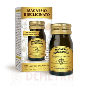 Magnesio Bisglicinato 60 pastiglie – con Vitamina B6 e Selenio