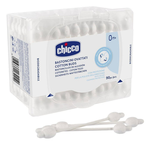 Bastoncini ovattati con protezione per timpani 90pz Chicco