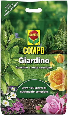 COMPO - 4kg - "GIARDINO" CONCIME A LENTA CESSIONE PER TUTTI I TIPI DI COLTURA