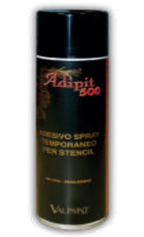 VALPAINT - ADESIVO SPRAY TEMPORANEO PER STENCIL ADIPIT 500 - SENZA CFC - ECOLOGICO