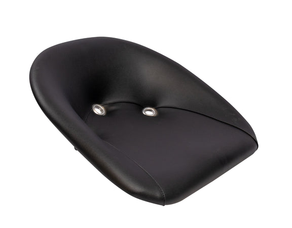 Sedile Ama universale in ecopelle nera con imbottitura
