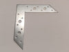 SQUADRETTA DI GIUNZIONE AD L 145x145x35MM CON ESTREMITA' A PUNTA - SPESSORE 2MM - IN ACCIAIO ZINCATO