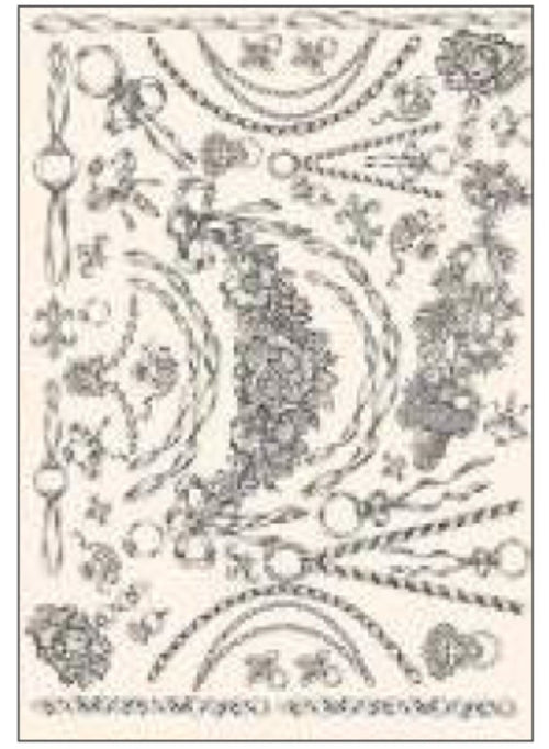 CALAMBOUR - FOGLIO DI CARTA DECOUPAGE PR 18