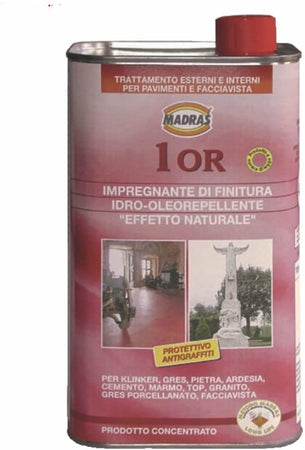 MADRAS - 1lt - "1 OR" IMPREGNANTE DI FINITURA IDRO-OLEO REPELLENTE AD EFFETTO NATURALE"